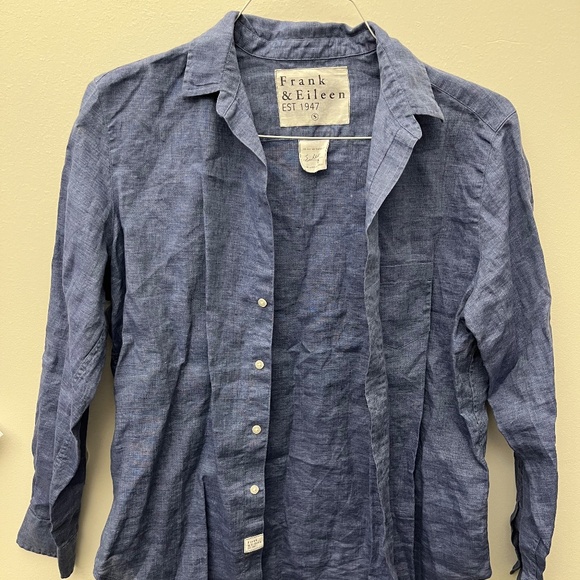 Frank & Eileen Blue Button Down Shirt - Picture 1 of 4